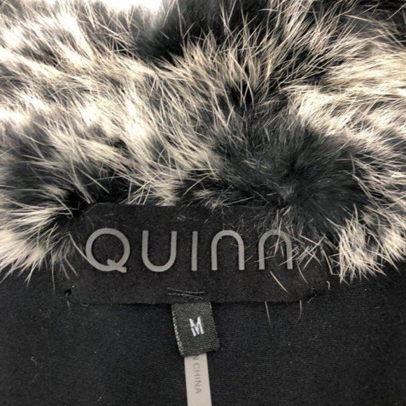 Quinn 100% Rabbit Fur Vest-Medium - Picture 3 of 6